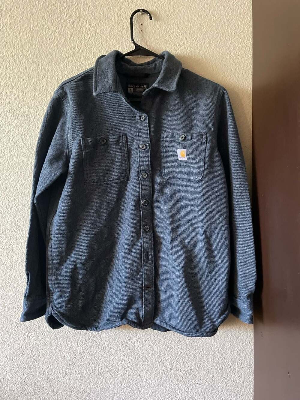 Carhartt Women's Loose Fit Twill Long Sleeve Overshirt Jacket TW5991-W